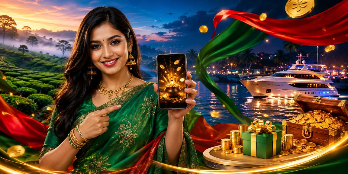 সিলেটে শাড়ি পরা একজন নারী ক্যাশব্যাক বোনাস উপভোগ করছেন